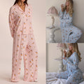 Womens Long Sleeve Pajama Set