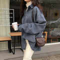 Womens Long Sleeve Loose Fit Shirt