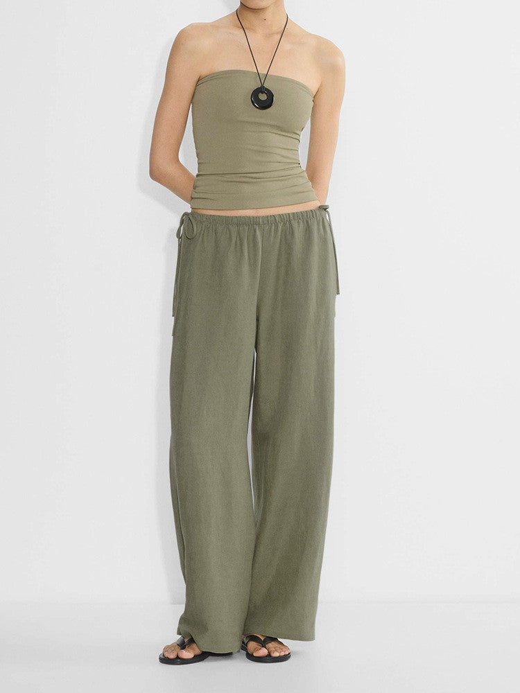 Linen Wide-Loose Premium Pants