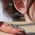 Shiny Geometric Silver Plated Earrings
