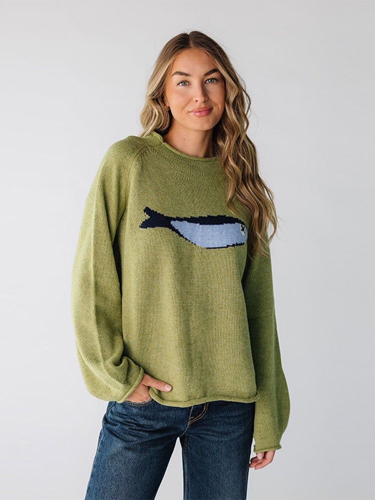 Slim-Fit Loose Carp Print For Women