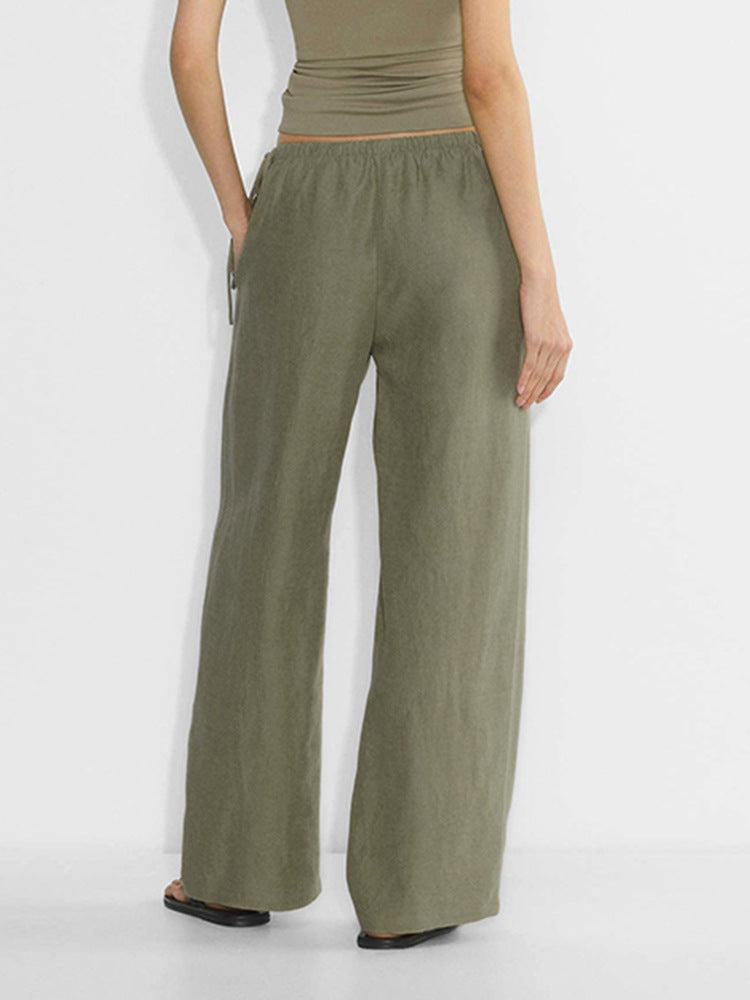 Linen Wide-Loose Premium Pants