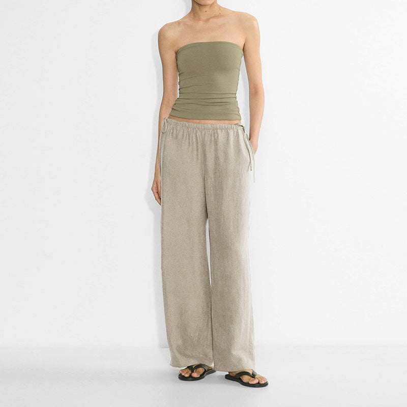 Linen Wide-Loose Premium Pants